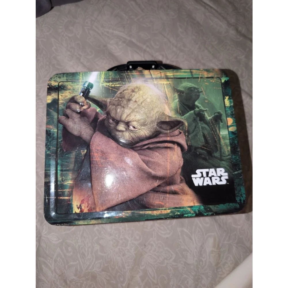Star Wars Yoda Tin Lunch Box Green One Size